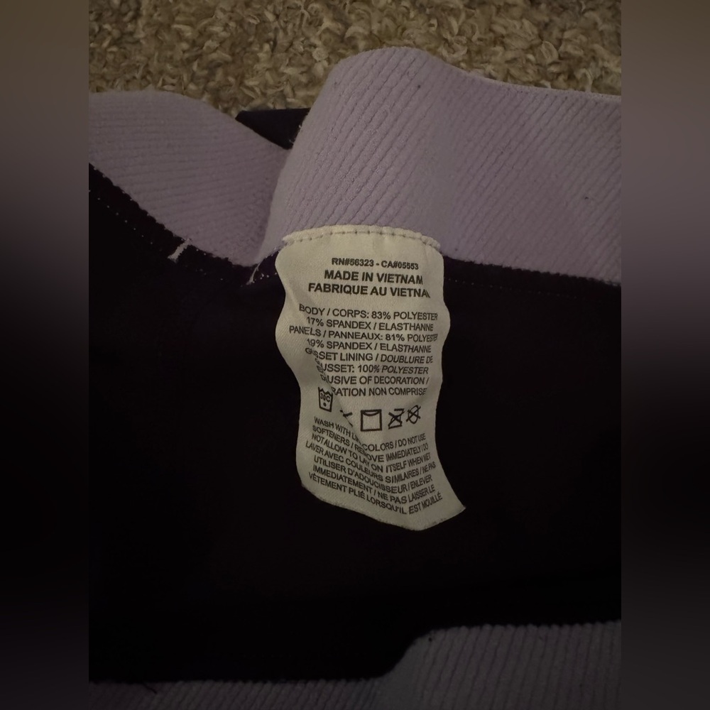 Purple Nike Pro Compression Shorts - Picture 4 of 4